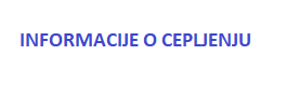 Informacije o cepljenju